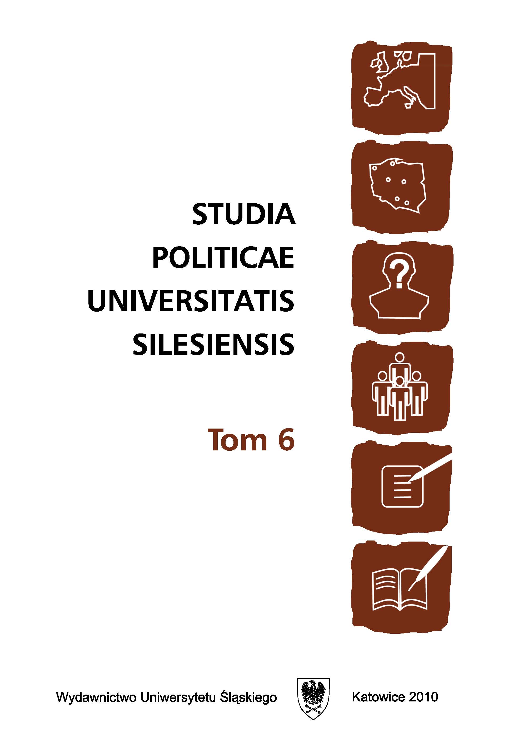 Studia Politicae Universitatis Silesiensis Tom 6