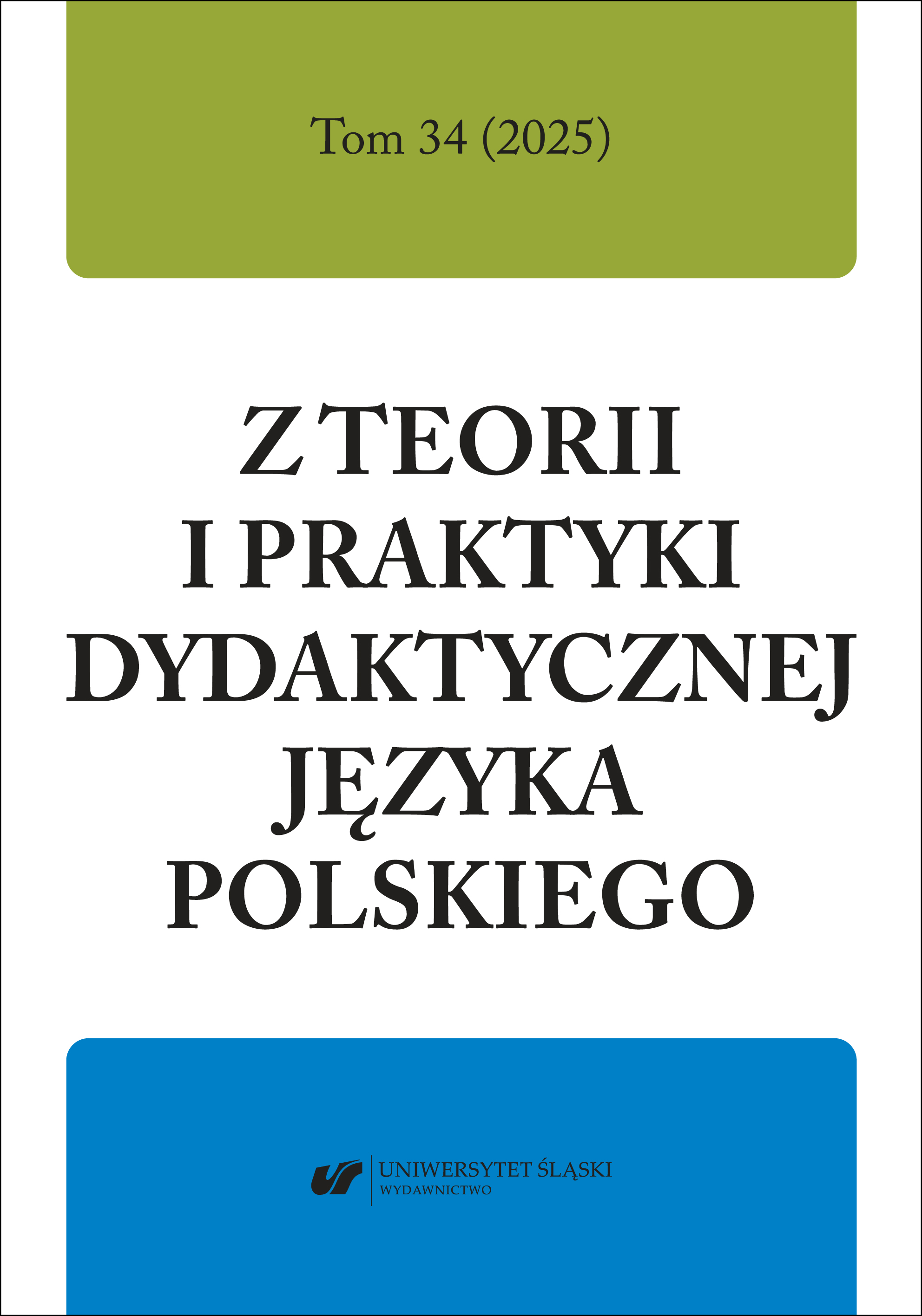 Z Teorii i Praktyki Dydaktycznej Języka Polskiego
