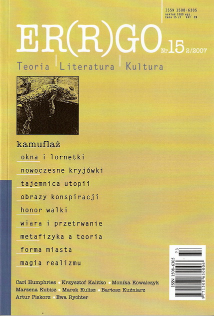 ER(R)GO nr 15 (2/2007) - camouflage