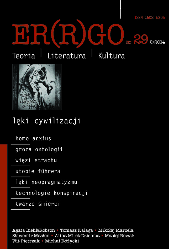 ER(R)GO nr 29 (2/2014) - fears of civilization